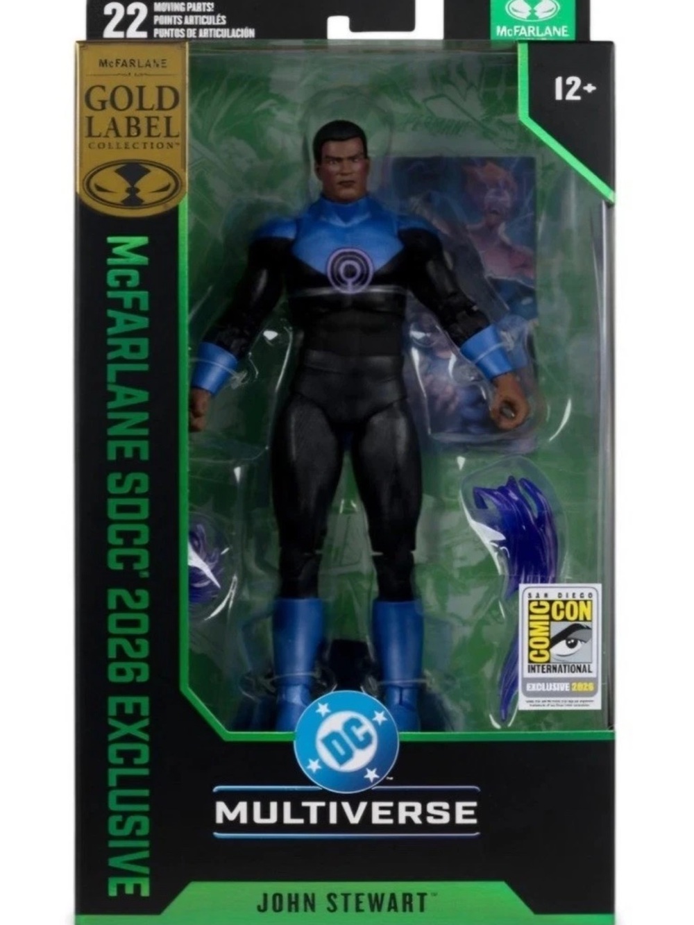 McFarlane DC Multiverse Ultraviolet John Stewart SDCC 26 Exclusive Green Lantern